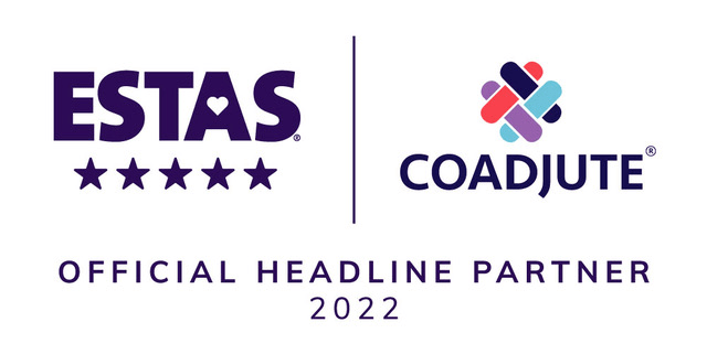 ESTAS Official Headline Partner 2022 White