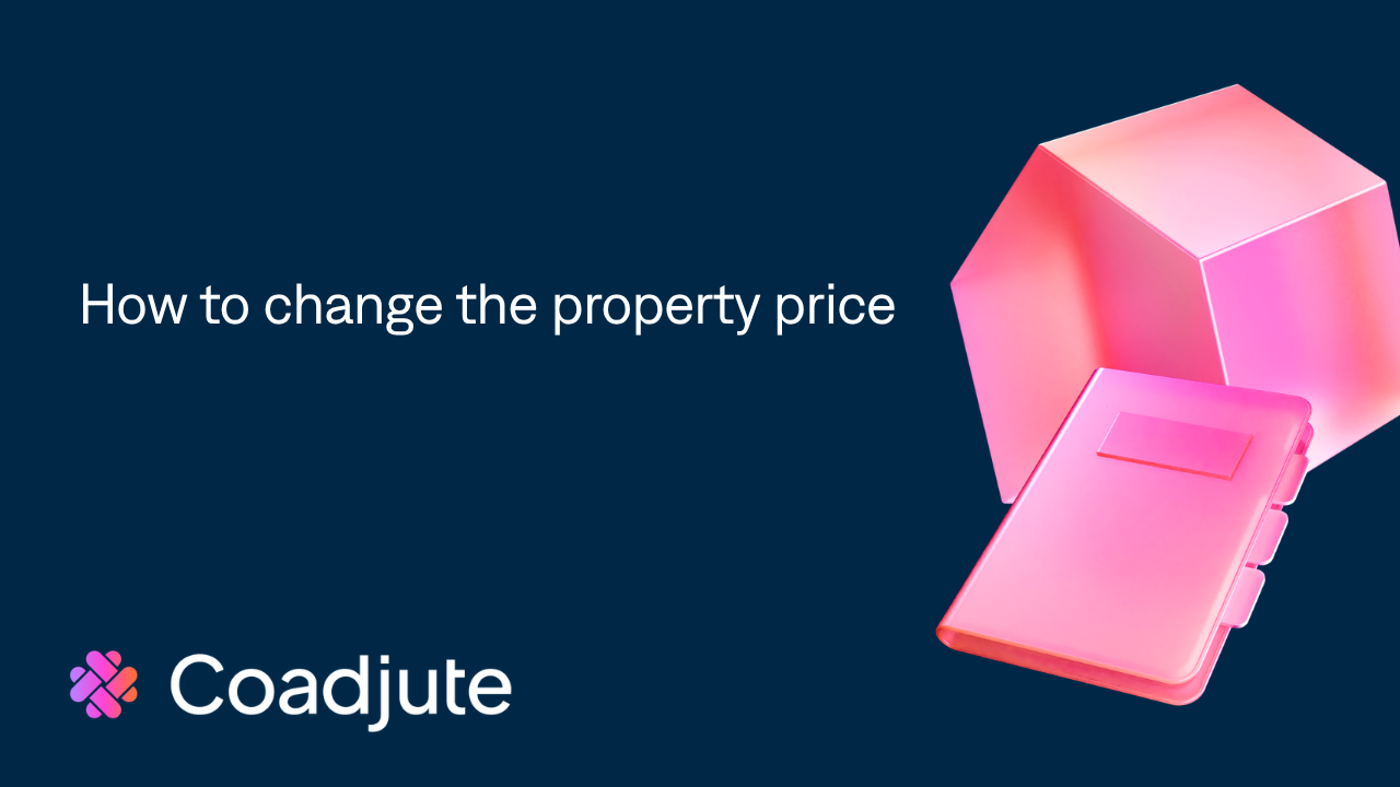 Change property price